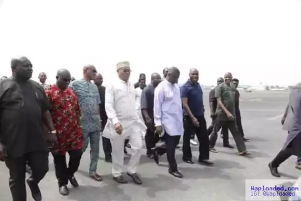 Photos: Minister of Transport, Rotimi Amaechi Spotted In Port Harcourt